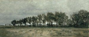 A fa szélén (olaj, vászon)