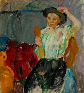 Dán: Lady with Hand Mirror Lady with Hand Mirror alkotó: Karl Isakson