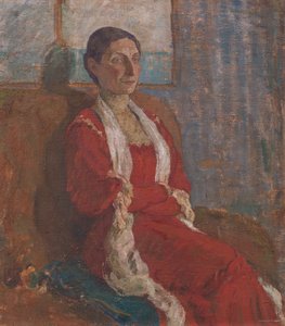Bertha Brandstrup asszony portréja alkotó: Karl Isakson