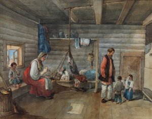 Egy falusi házban, 1841