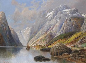 Fjord táj