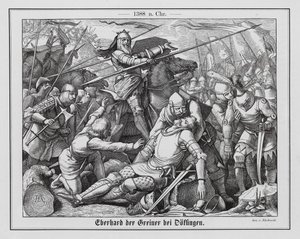 II. Eberhard, Württemberg grófja, a doffingeni csatában