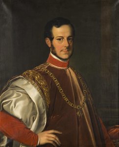 II. Johann Adolf schwarzenbergi herceg portréja 1799-1888, 1852. alkotó: Karl Ludwig Philippot