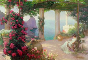 A terasz, Capri alkotó: Karl Maria Schuster