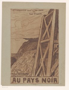 Hegyi táj ipari építkezéssel Címlap ehhez: Lemonnier, Au Pays Noir, [1885] alkotó: Karl Meunier
