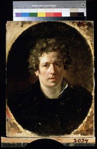 Karl Pavlovich Briullov (Bryullov) (1799-1852) "önarckép" festménye 1833 körül Szentpétervári Állami Orosz Múzeum alkotó: Karl Pavlovich Bryullov