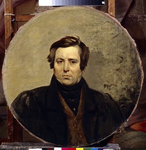 Vaszilij Ivanovics Orlov író (1792-1860) portréja. Karl Pavlovich Briullov (Bryullov) (1799-1852) festménye, olaj, vászon alkotó: Karl Pavlovich Bryullov