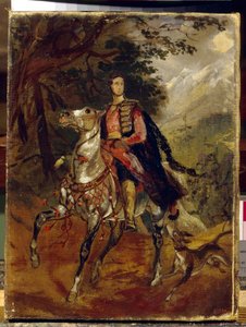 Anatole Nikolaievich Demidov (Demidoff), San Donato első hercegének (1812-1870) gróf portréja. Karl Pavlovich Briullov (Bryullov) (1799-1852) festménye, olaj, vászon, 1831 körül. Orosz művészet alkotó: Karl Pavlovich Bryullov
