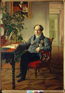 Alekszandr Nyikolajevics Golicin herceg (1773-1844) portréja (Alekszandr Nyikolajevics Golicin herceg portréja (1773-1844) - Karl Briullov (Bryullov) festménye (1799-1852) alkotó: Karl Pavlovich Bryullov