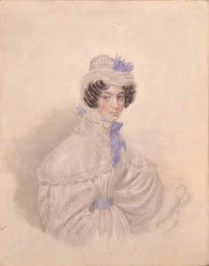 Anna Boriszovna Bakunyina portréja 1802-1835, 1835 alkotó: Karl Pavlovich Bryullov