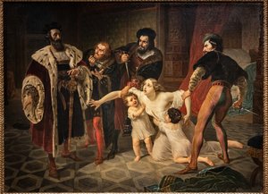 Ines Di Castro feláldozása (Ines Di Castro halála) (olaj, vászon)