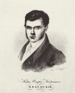 Pjotr A. Vjazemszkij költő herceg portréja 1792-1878, 1820-as évek