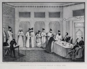 A türkmencsayi szerződés aláírása, 1828