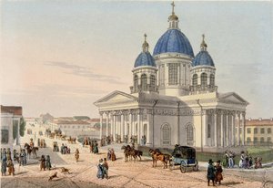 Az Izmailovszkij-ezred Szentháromság-székesegyháza Szentpéterváron, 1836