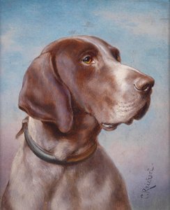 Kutya portré alkotó: Karl Reichert