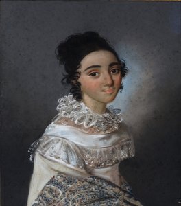Jekatyerina Emmanuilovna Abamelik-Lazareva 1806-1880 portréja, szül. Manuk-Bey, 1820