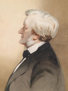 "Richard Wagner német zeneszerző portréja" alkotó: Karl Wilhelm Diefenbach