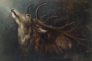 Haldokló szarvas alkotó: Karl Wilhelm Diefenbach