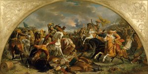 Az osztrák hadsereg győzelme a svédek felett Nördlingennél 1634-ben