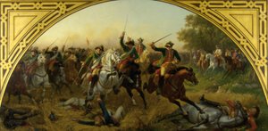 A kolini csata 1757 alkotó: Karl von Blaas