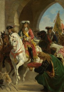 Károly bejegyzése III. Madridban 1710 alkotó: Karl von Blaas