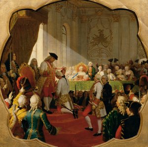 1758-ban az első előléptetés a Katonai Mária Terézia Rendbe
