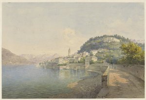 Bellagio a Comói-tavon alkotó: Karoly Lajos Libay