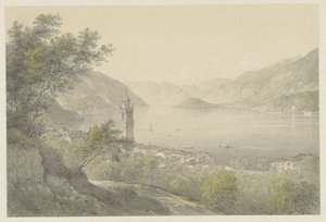 Bellagio, a Comói-tónál alkotó: Karoly Lajos Libay