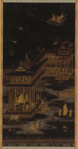 Amida Buddha Amitabh paradicsoma, Hayan-korszak, 694-Ga 85. alkotó: Kasuga Kaishi