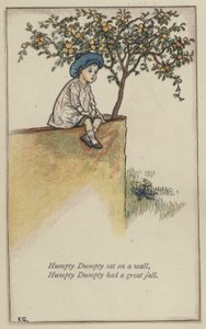 Humpty Dumpty a falon ült (színes litó)