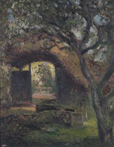 Nyitott kapu (olaj, vászon) alkotó: Kate Blackmore