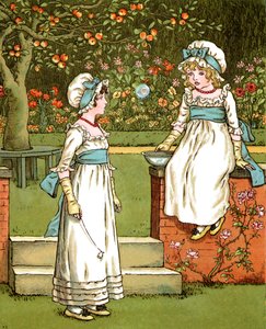 Kate Greenaway „buborékai”. alkotó: Kate Greenaway