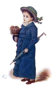 Kate Greenaway "karácsonyi képeslapjai". alkotó: Kate Greenaway