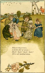 Ring-a-ring-a-Rose by Kate Greenaway alkotó: Kate Greenaway