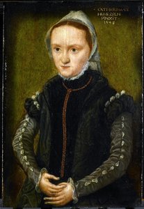 Női portré, valószínűleg önarckép alkotó: Katharina van Hemessen
