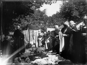 Concarneau, Bretagne, Franciaország, 1913.08.20. (f/w fotó)