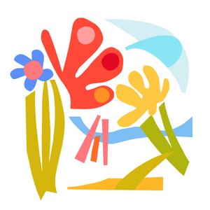 Ecstatic, 2023 (digitális illusztráció eredeti papírkollázsból)