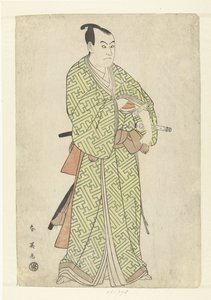Sawamura Sojuro III színész portréja Kakogawa Honzo szerepében
