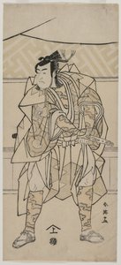 Ichikawa Monnosuke, mint szamuráj, 1791.