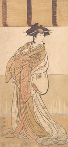 Nakamura Riko Oiso no Tora szerepében, 2. hónap, 1782.
