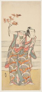 Ichikawa Monnosuke II színész egy ismeretlen szerepben alkotó: Katsukawa Shunkо̄