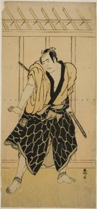 A színész Sawamura Sojuro III mint Soga no Dozaburo ()
