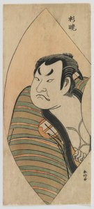 A színész Sakata Hangoro II, Edo-korszak, 1776 körül (színes fatömbnyomat) alkotó: Katsukawa Shunko