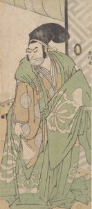 Az első Nakamura Nakazo Ko no Moronao szerepében, 1786. június. alkotó: Katsukawa Shunko