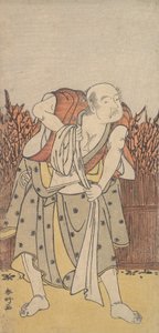 A második Nakamura Sukegoro mint öregember, kb. 1788. alkotó: Katsukawa Shunko