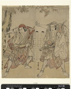 Otani Hiroji III színészek az Otani Tomoemonban alkotó: Katsukawa Shunsho