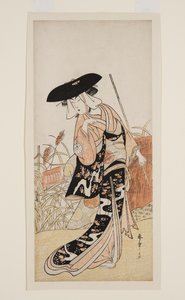 Ac and r Segawa Chrysanthemum Woman Good As Fox Chrysanthemum (Chrysanthemum – Foxne) alkotó: Katsukawa Shunsho