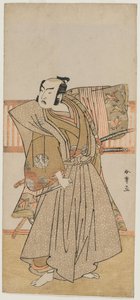 Ichimura Uzaemon IX mint Soga no Juro alkotó: Katsukawa Shunsho