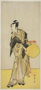 A színész Ichikawa Danjuro V, mint Kakogawa Honzo, a „Kanadehon Chushin Nagori no Kura” című darabból, amelyet a Nakamura Színházban mutattak be 1780 kilencedik hónapjában. alkotó: Katsukawa Shunsho
