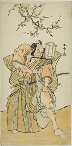 A színész, Ichikawa Danzo IV Kamakura no Gongoro Kagemasa szerepében, a Nishiki Tsui no Yumitori című darab ötödik jelenetében (A Dandyish Brocade: Ellenálló harcosok), a Morita Színházban a tizenegyedik hónapban, 1778 alkotó: Katsukawa Shunsho